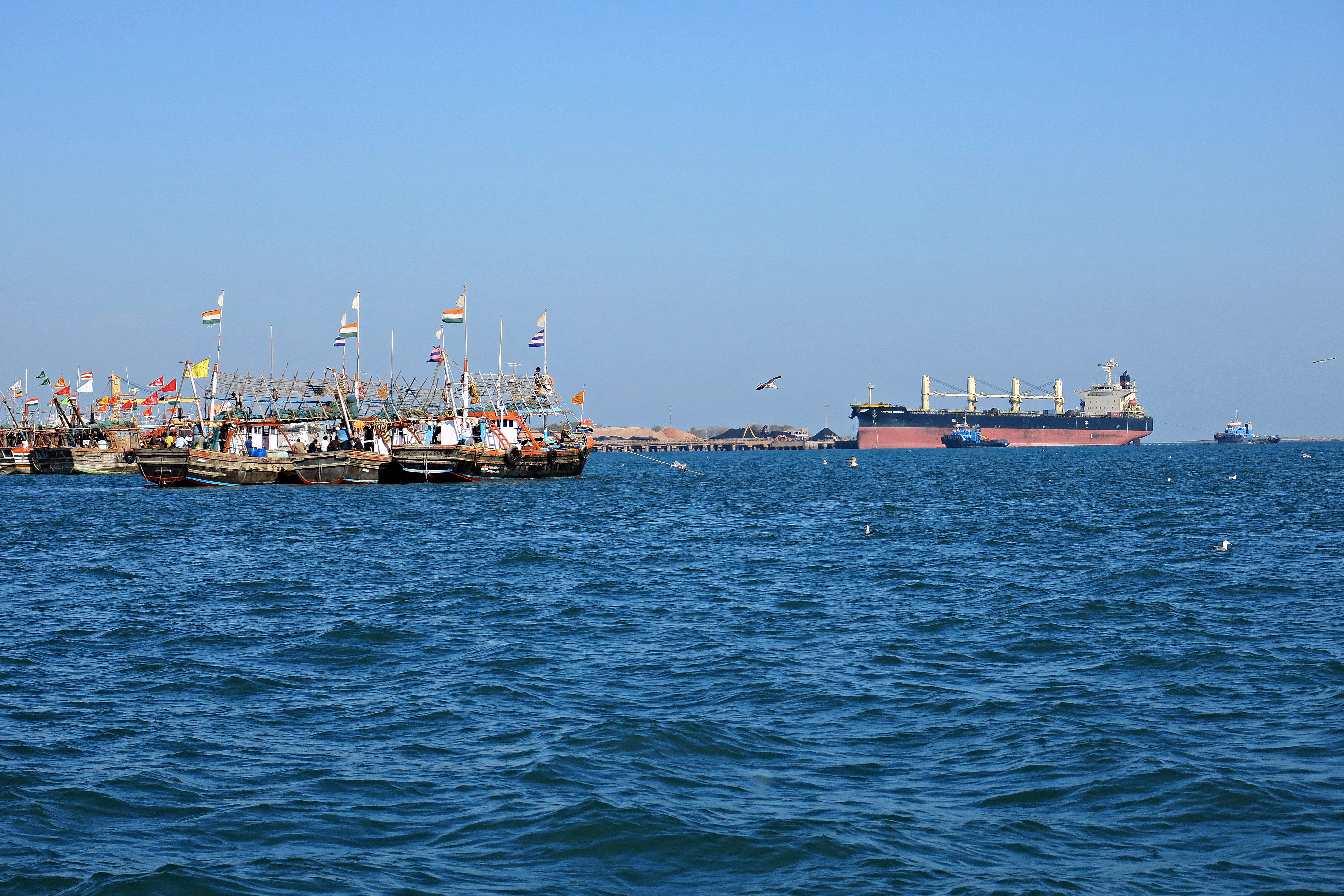 Projectile Sinks Indian-Flagged Ship off Yemen Coast as Crew Rescued